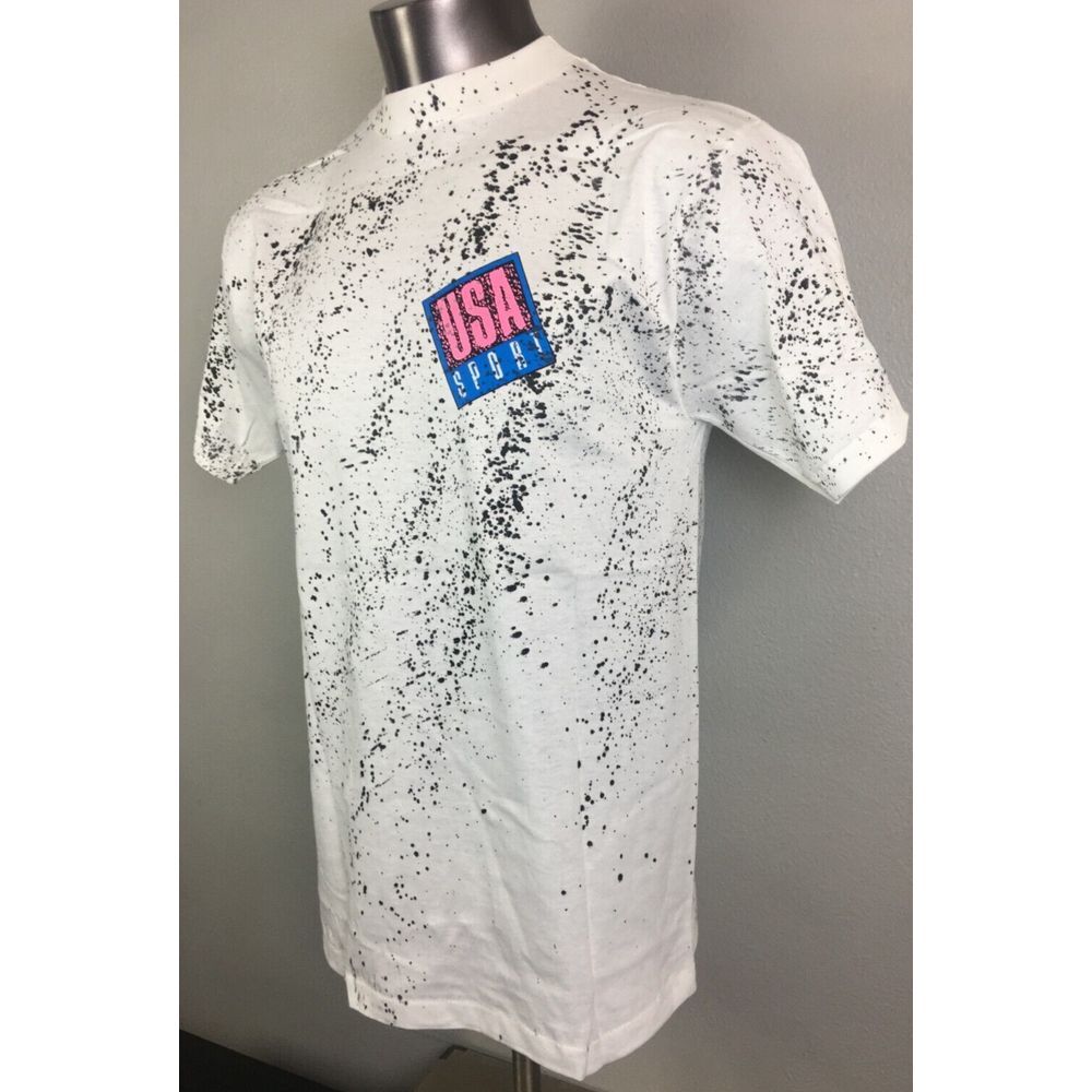 Vintage Miller T Shirt USA Sport New Dead Stock Size L Single Stitch Surf Skate - Picture 3 of 10